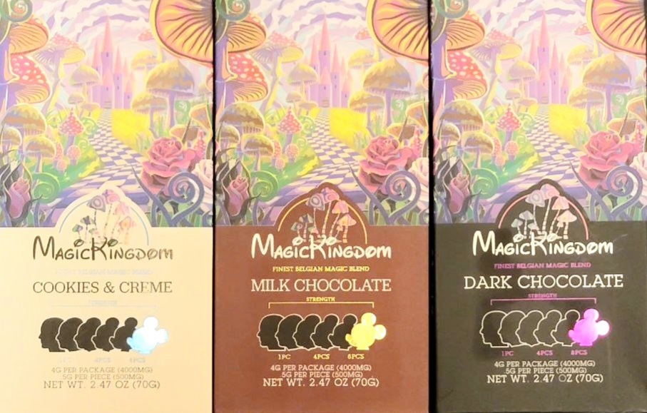 Magic Kingdom: Mushroom Chocolate Bars 4000MG